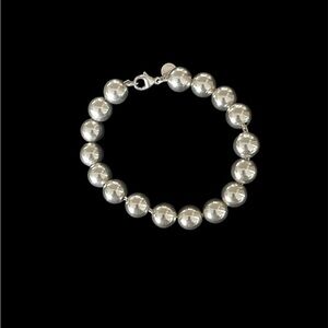 Tiffany & Co. Sterling Silver Beaded Bracelet.
